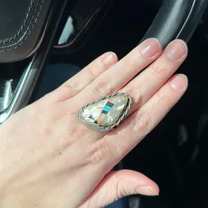 Abalone Shell Vintage Ring