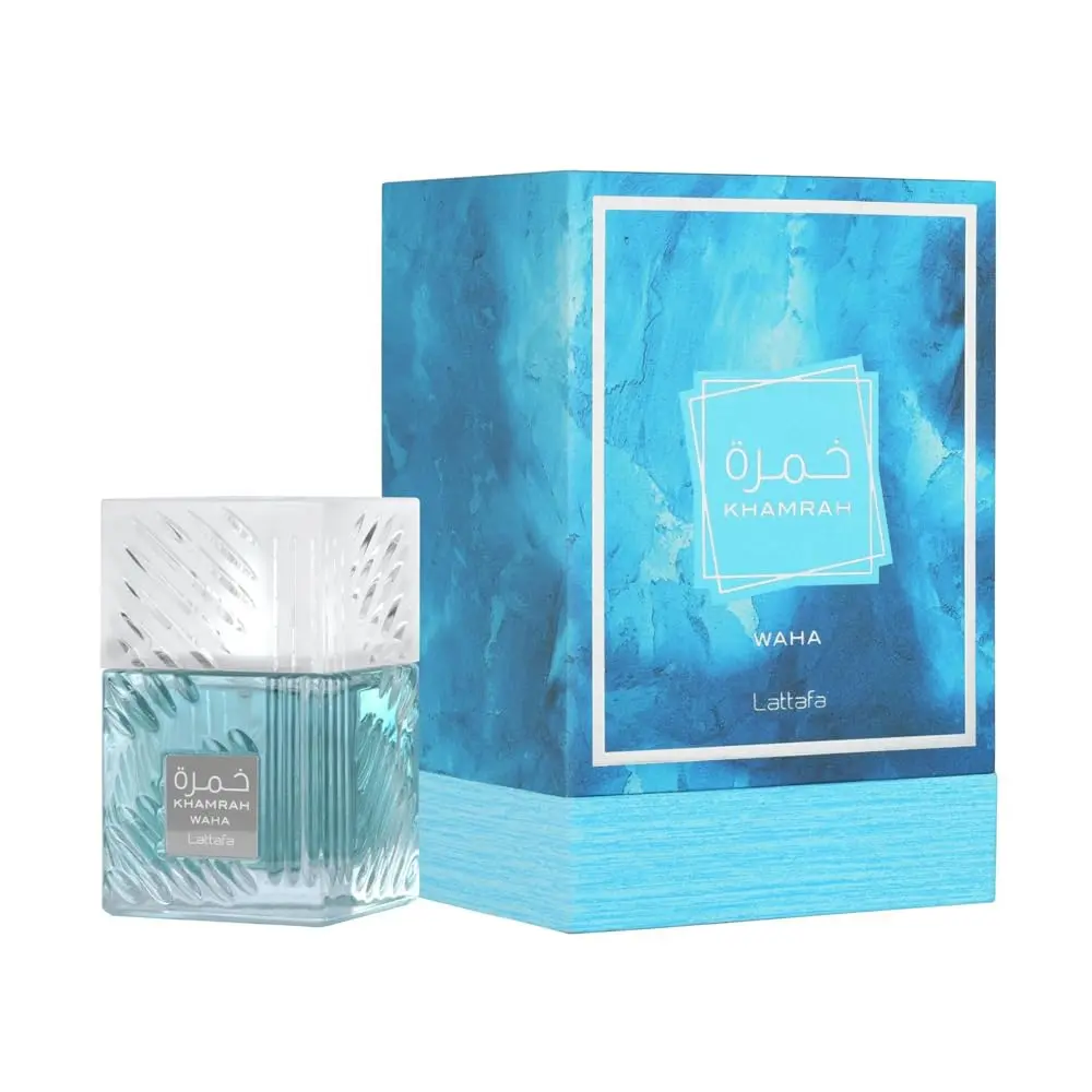 Lattafa Khamrah Waha EDP Authentic Limited Edition Unisex Spray Bottle Fragrance - 100ml (3.4 oz) Arabic-Inspired Single Scent with Ginger, Vanilla, Musk, Luxurious Liquid Aromatic Cologne
