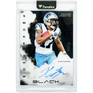 Xavier Legette Carolina Panthers Autographed 2025 Panini Black Smoke Show #SSS-XLE #31/50 Card - Fanatics Authentic Certified