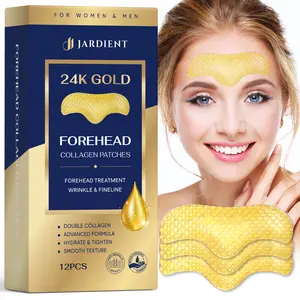 Collagen Forehead Wrinkle Patches: Facial patches with 12 Packs, Forehead Patches for Wrinkles Anti Wrinkle Patches Treatmen. Moisture Skincare