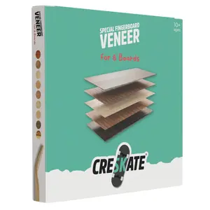 Special Exotic Fingerboard Veneer Pack for 6 Boards - Exotic Veneer Pack and Foam Tape by CRESKATE