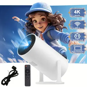 XBJ 713 Smart Mini Projector supports 4K decoding and wireless screen mirroring to create a home theater. Equipped with auto-focus function, its portable body suits both indoor and outdoor use, and it supports Wi-Fi and Bluetooth connections.