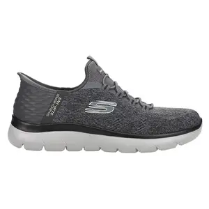 Skechers Mens Slip-Ins Summits Key Pace Slip On Sneakers Shoes Casual - Grey