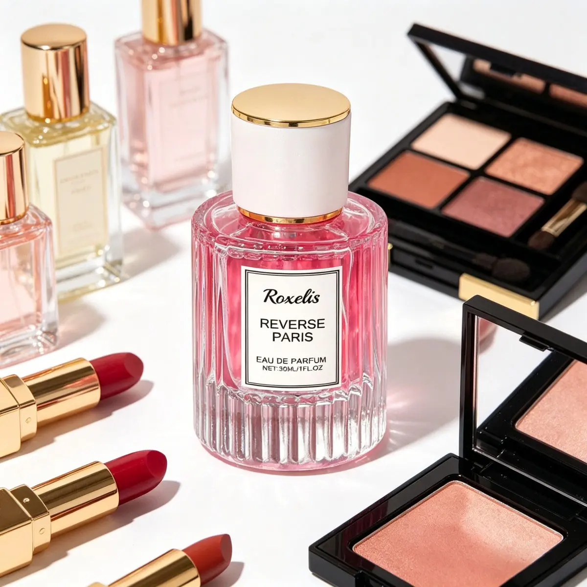 Roxelis 30ml Peony Pheromone Perfume for Women, Fragrance Scent, Floral Sweet Perfume, Floral Citrus Sweet, Soft Peony Floral Notes, Long Lasting Charm Fragrance, Perfect for Couple Dating, Fragrance Product