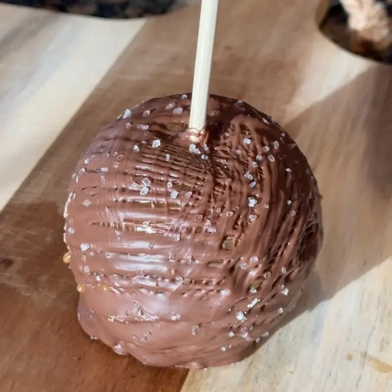 Milk Chocolate Salted Caramel Apple
