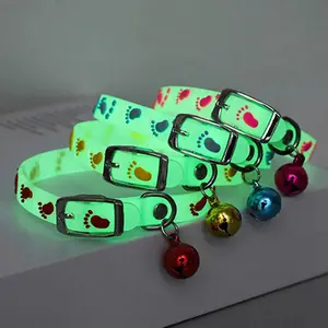 Glow-in-the-Dark Pet Collars | Safe, Stylish & Adjustable for Cats and Dogs
