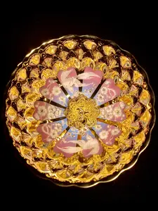 Glow in The Dark Golden Phoenix Jian Zhan | Unique Tea Cup with Birds & Peacock