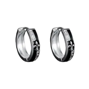Small Hoop Earrings for Men Women Streetwear Hip Hop Unisex Style