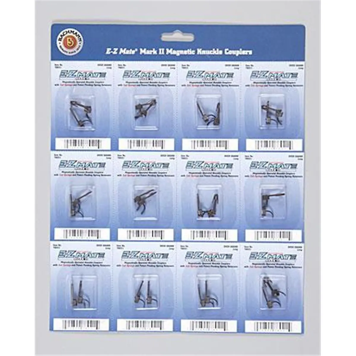 E-Z Mate II Coupler Over Shank - Long - 12- 78021, Ages 8+, Coupler Pairs, Long Shank, Magnetic Couplers
