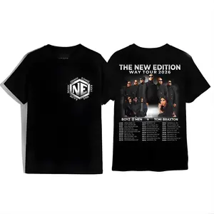 New Edition Way Tour 2026 T-Shirt, New Edition Boyz II Men Toni Braxton R&B Concert Tour Shirt