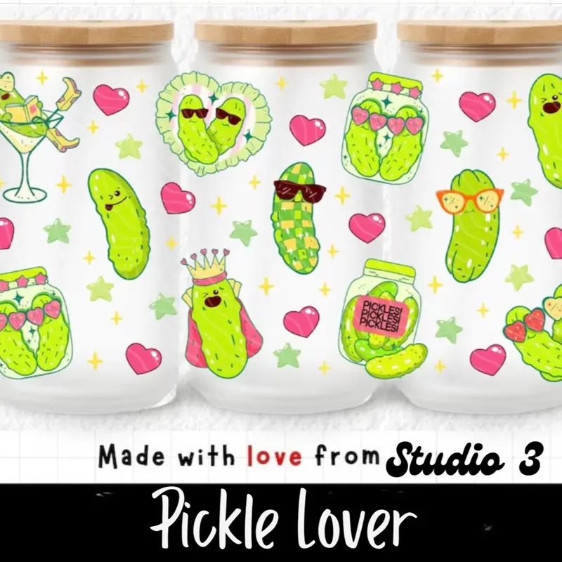 UV DTF DECAL/WRAP - pickle lover