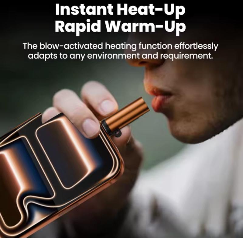 Mini encendedor de cigarrillos tipo C, apagado automático, seguridad para exteriores, USB C, adaptador de encendedor de cigarrillos móvil