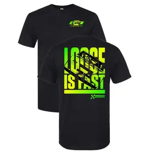 Loose Is Fast T-Shirt – Neon Green Stock Car Graphic, Hendrick Motorsports Racing Tee, City Chevrolet Shirt for Track Fans & NASCAR Enthusiasts