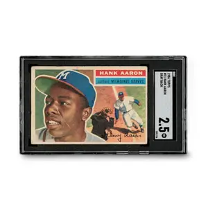 1956 Topps #31 Hank Aaron SGC 2.5