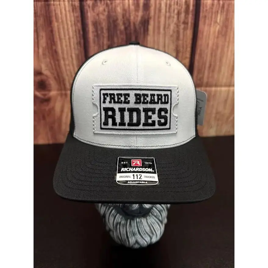 Free Beard Rides Richardson Trucker Hat