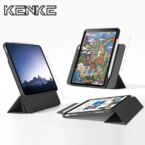 KENKE Magnetic Tablet Case with Detachable Stand, 1 Count Multi-functional Tablet Protective Cover, Tablet & Computer Accessories Compatible with iPad Air 11 Inch