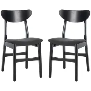 Safavieh Lucca Retro Dining Chair w/ Cushion (S et of 2)