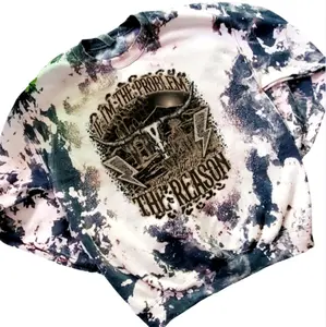 If I'm The Problem Acid Washed Sublimation Bleached Sweatshirt Pullover Soft Crewneck