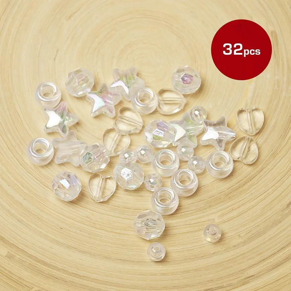 RED by KISS Luxury Heart & Star Hair Beads (32pcs) RED by KISS Luxury Heart & Star Hair Beads (32pcs)