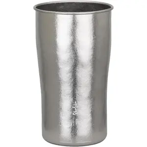 Titanium Beer Cups 300ml/10.3fl oz Lightweight Pure Titanium Water Mug Portable Coffee Tea Cold Drinking Cup for Home Outdoor Camping Travel Hiking Picnic (silvery)