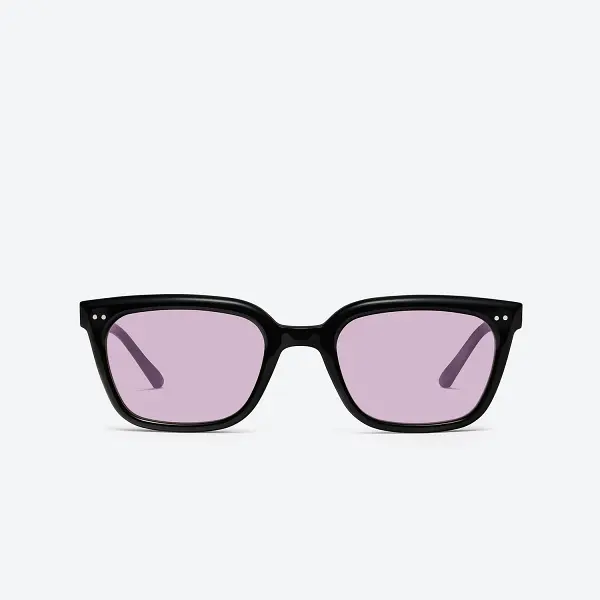 GENTLE MONSTER Soho 01(V) Black Frame Purple Lenses Square Shape