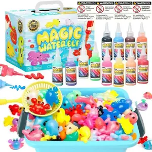 Children's Hydrogel Set - Summer Water Elf Magic Set - Aquatic Pets - Slim - Soft Toy Making Kit - Children's Crafts - Crafting Fun - Create Your Own Cork - Hydrogel Fun - Slime - Safe for Kids - Crafts Galore