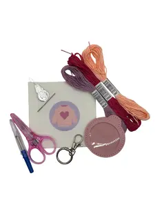 Mini Pink Sweater Needlepoint Kit