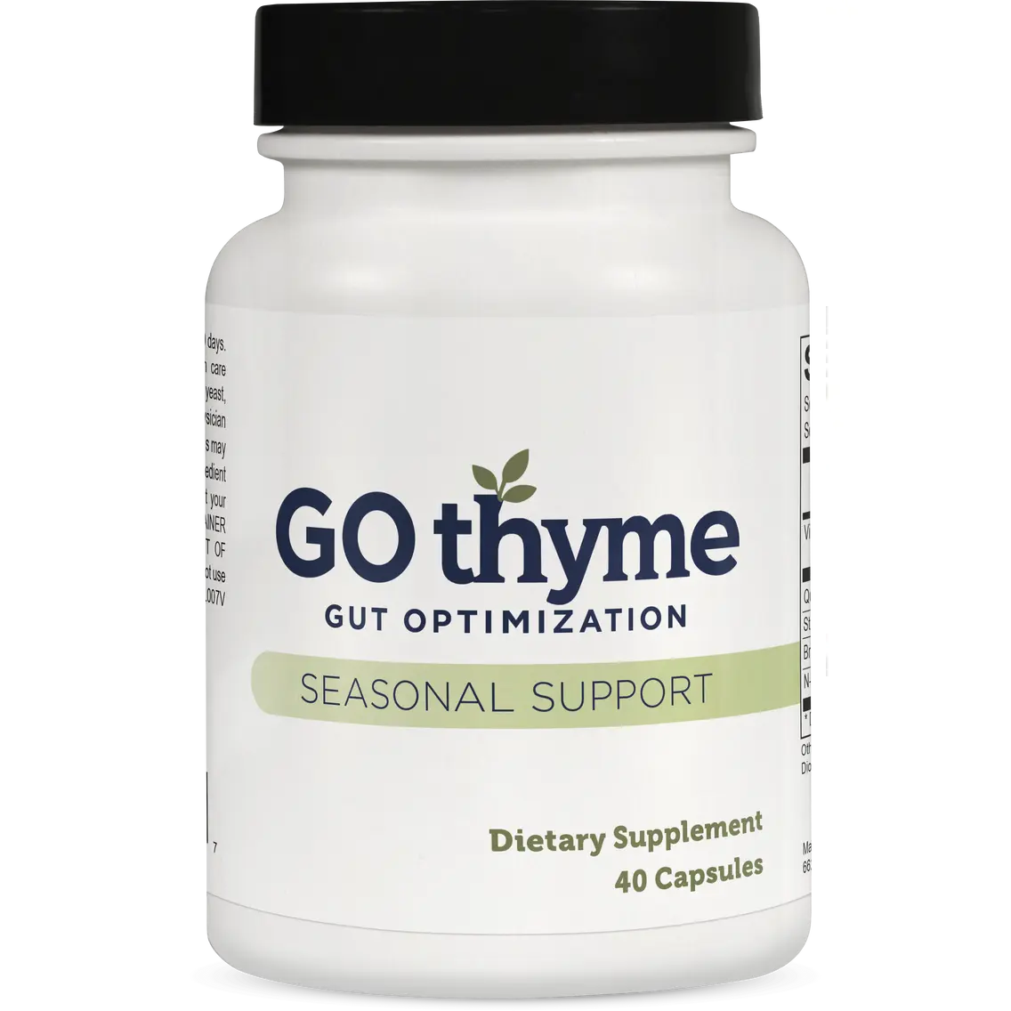 Seasonal Support Wellness Supplement, Botanical Blend Capsules for Immune & Nutrition Needs, Prop 65 Safe Supplement Bottle