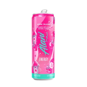 Alani Nu PINK SLUSH Sugar Free, Low Calorie Energy Drink | 200mg Caffeine | Pre Workout Performance with Antioxidants | Biotin B Vitamins | Zero Sugar | 5 Calories | 12 Fl Oz Cans (1 Can)