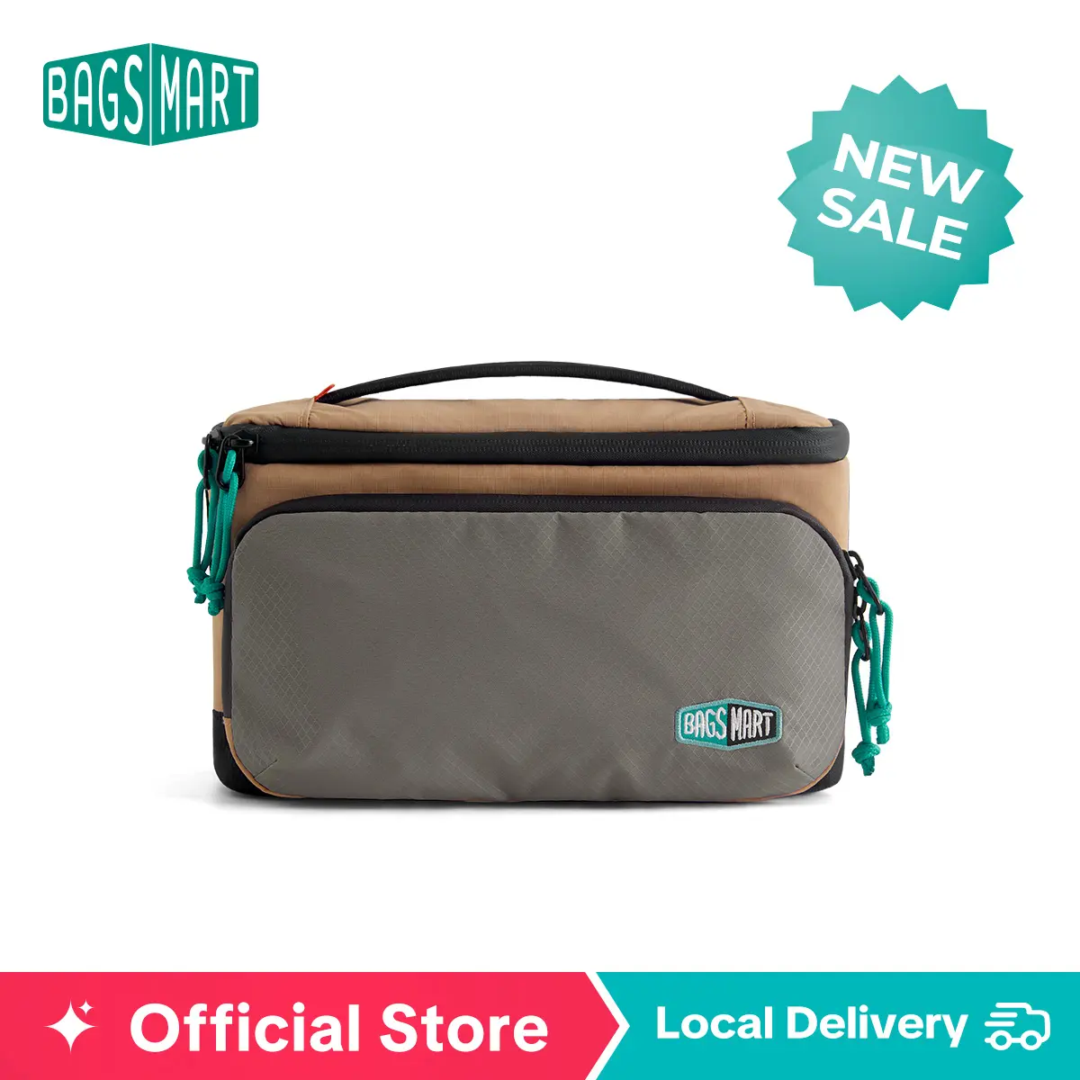 【NEW IN】Bagsmart 4.5L Hanging Toiletry Bag - Waterproof Cosmetic Organizer with 5 Mesh Pockets & 360° Rotating Hook for Women, Perfect for Gym & Camping‌ TikTokShopfalldealsforyou