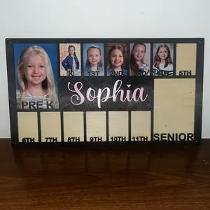 Personalized School Year Picture Frame