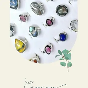 Jasper's Gems Giveaway - A Collection of Gems Displayed in Unique Settings y