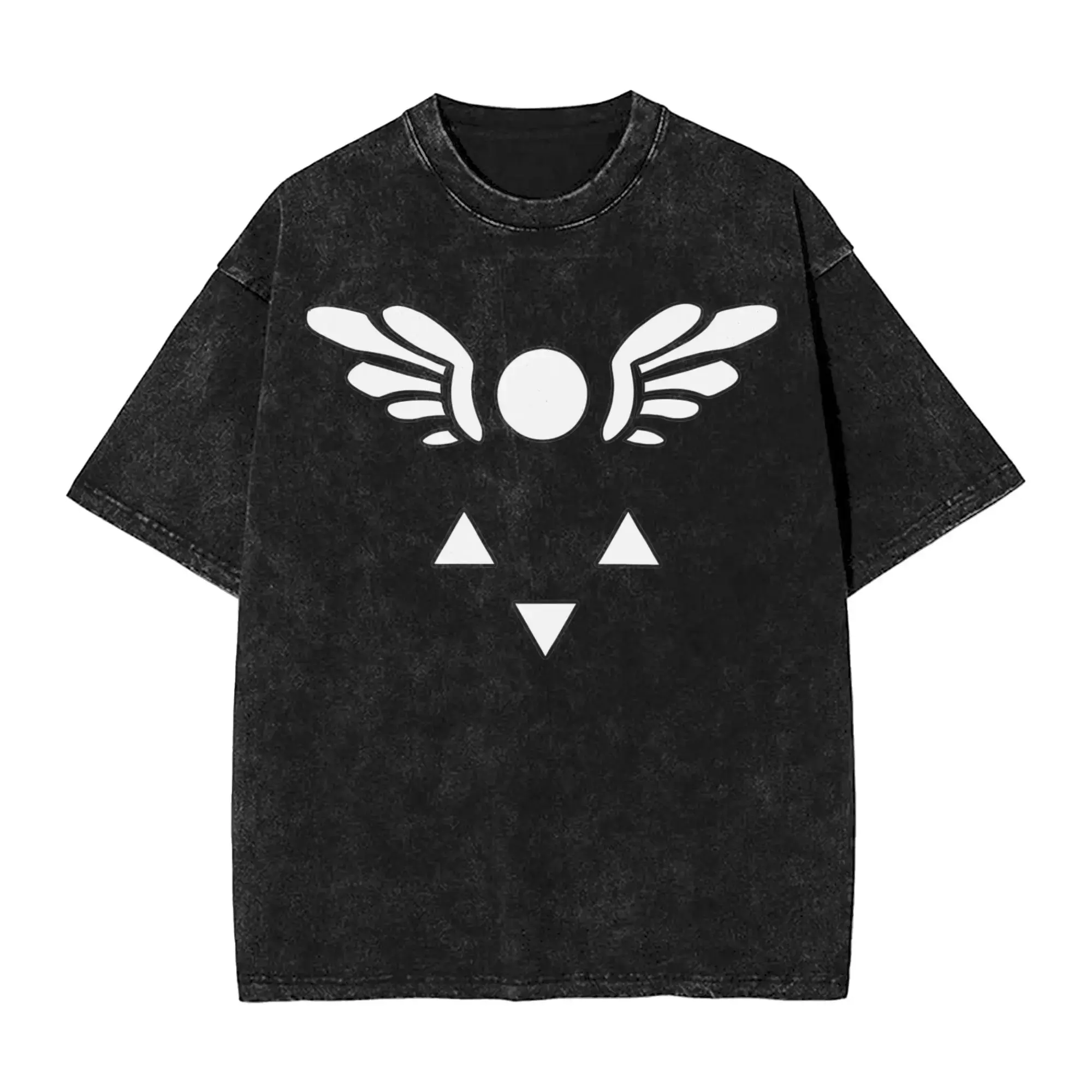 Undertale Deltarune Delta Rune Oversized Graphic Tee Vintage Acid Wash T Shirt Y2K Streetwear Gym Pump Cover Gamer Merch Retro Video Game Tiktok Finds Trendy Dark Aesthetic Workout Fit Casual Top Mens Heavy Cotton Indie RPG Activewear