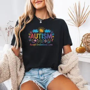 Autism Awareness Comfort Color Unisex Garment-Dyed T-shirt