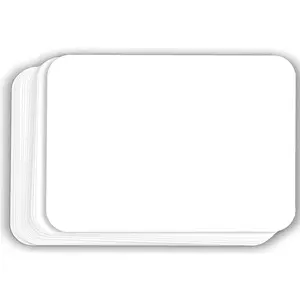 White Cardstock Thick Paper - Blank Index Flash Note & Cards With Rounded Corners Greeting Invitations Stationary 4 X 6" Heavy Weight 100 Lb Card Stock For Printer Pack