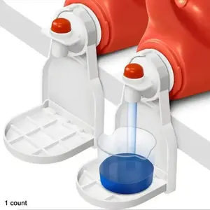 2026 New 2Pcs Foldable Laundry Detergent Cup Holder, durable and leak-proof design. Practical drip catcher to keep your space tidy, multi-use household storage organizer and essential bathroom gadget.
