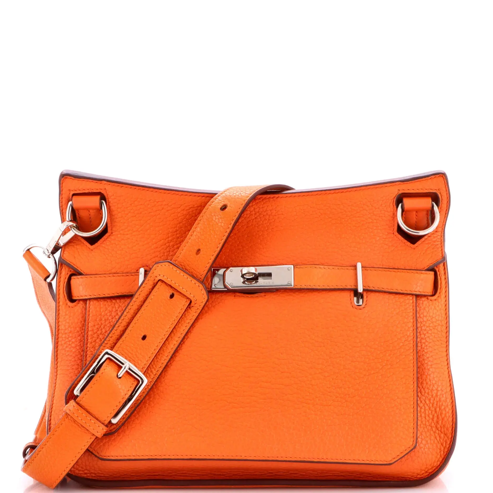 Pre-owned HERMÈS Leather Shoulder Bags Hermes Jypsiere Bag Clemence 28 by Rebag