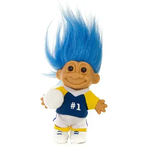 My Lucky #1 Volleyball 6" Troll Doll w/Volleyball - Blue Hair