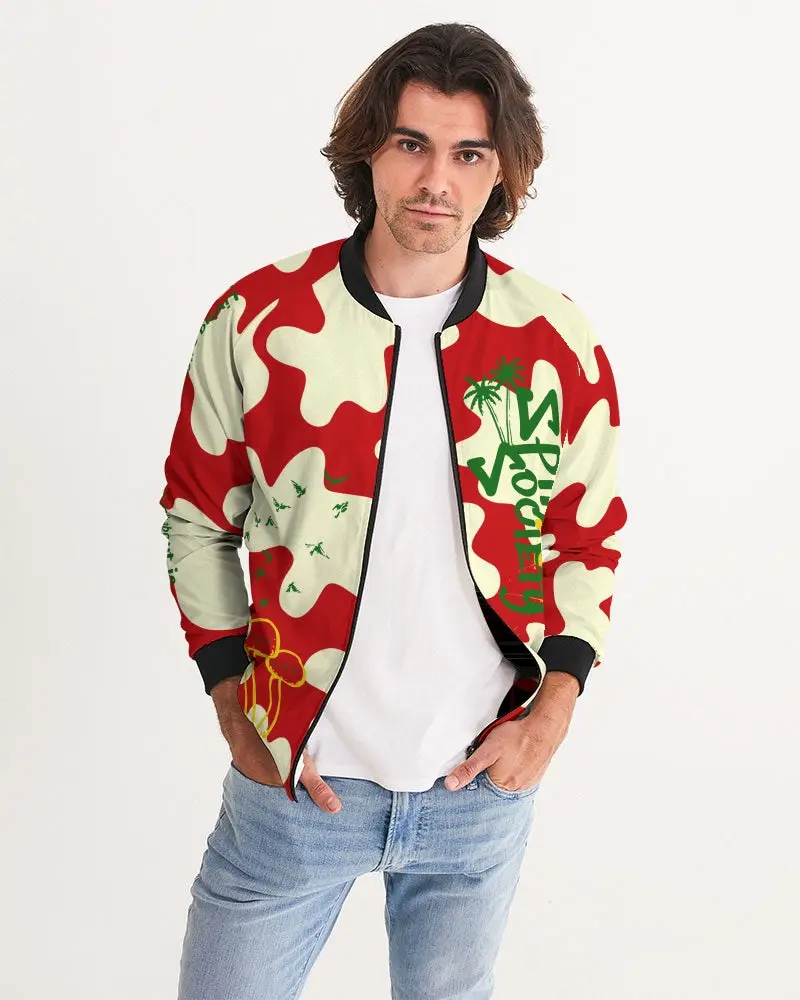 Spillage Society (Cream Bean) Bomber Jacket
