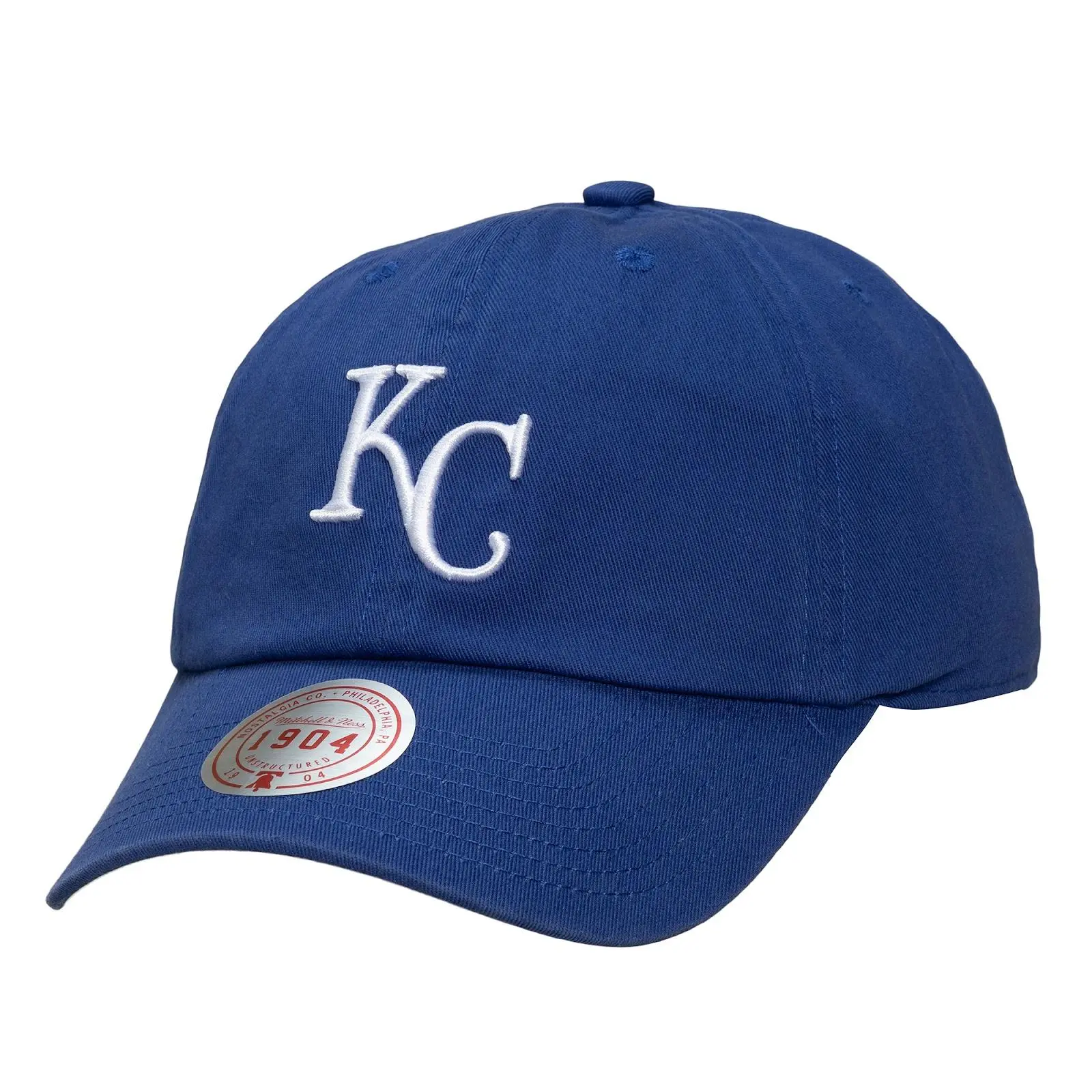 Kansas City Royals Royal 1904 Adjustable Dad Hat MLB Throwback Cap Fan Gear Mitchell & Ness