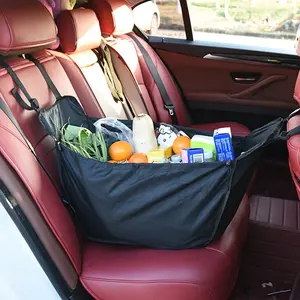 1pc UltiMate Car Seat Back Storage Bag, High-Capacity, Multi-Purpose, Ultra-Portable, Lightweight, Durable Organizer for Groceries, Emergency Tools, Cleaning Supplies, and More - Perfect for Vehicle Back Seat, Trunk, and Road Trips, Car Interior Accessory