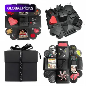 Self-Made Surprise Gift Box, Love Memory Scrapbook, Birthday Anniversary Wedding Valentine's Day Mother's Day Father's Day Christmas Album Box, Themed Gift Box #GLOBAL PICKS