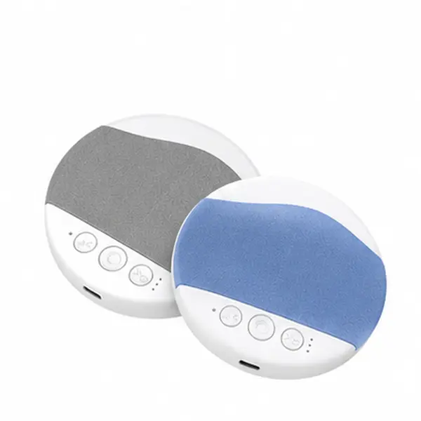 3-in-1 Sleep Sound Device with Adjustable Hi-Fi Bluetooth Speaker, Soft Night Light, White Noise for Insomnia, 30/60/90 Min Auto-Off, Bluetooth 5.3 Connection, 400mAh Rechargeable Charging, Compact Portable, Perfect for Bedroom, Travel, Adults