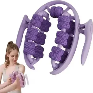 Ring Leg Massager Using Multi wheel Three dimensional Roller Design Hand held Anti skid Grip Design Labor saving Operation Moderately Soft and Hard Rollers Used To Relax Legs and Hands