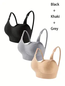 Women's Maternity Bra Comfort Three-Piece Set