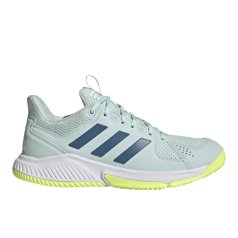 adidas Womens Court Flight Volleyball Sneakers Shoes - Green adidas Womens Court Flight Volleyball Sneakers Shoes - Green