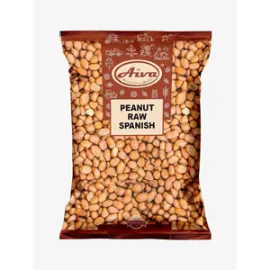 Aiva Raw Spanish Peanuts (5 LB) Bulk – Whole Unsalted Peanuts for Snacking, Cooking, and Baking | Product of USA | Spanish Premium Grade