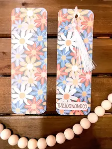 Summer Floral  with tassels Bookmark Collection