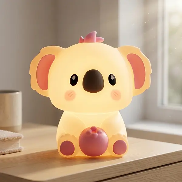 Night Light for Kids, koala Light for Nursery with 14 RGB Colors Changeable & Stepless Dimming, Rechargeable Tap Light & Touch Control - Baby items, Interior decoration | DealsForYouDays Summervibes