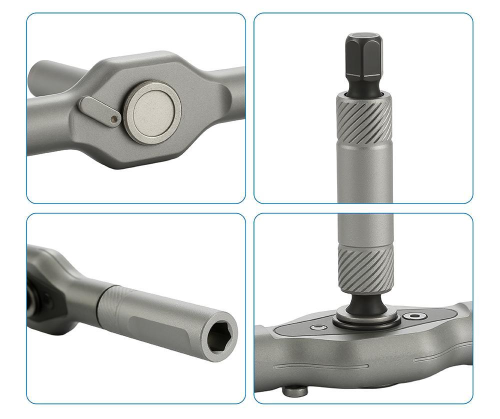 24 in 1 DIY Screwdriver Set, Switchable Shape Magnetic Screwdriver, Compact & Portable Ratchet Screwdriver Kit, Home Repair Tool Box for Daily Maintenance 24 in 1 DIY Screwdriver Set, Switchable Shape Magnetic Screwdriver, Compact & Portable Ratchet Screwdriver Kit, Home Repair Tool Box for Daily Maintenance